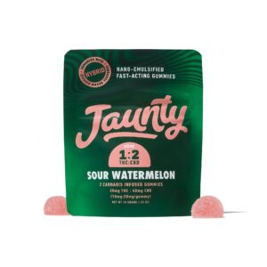 Sour Watermelon Gummies | 2:1 | CBD:THC | 20mg | 2pk